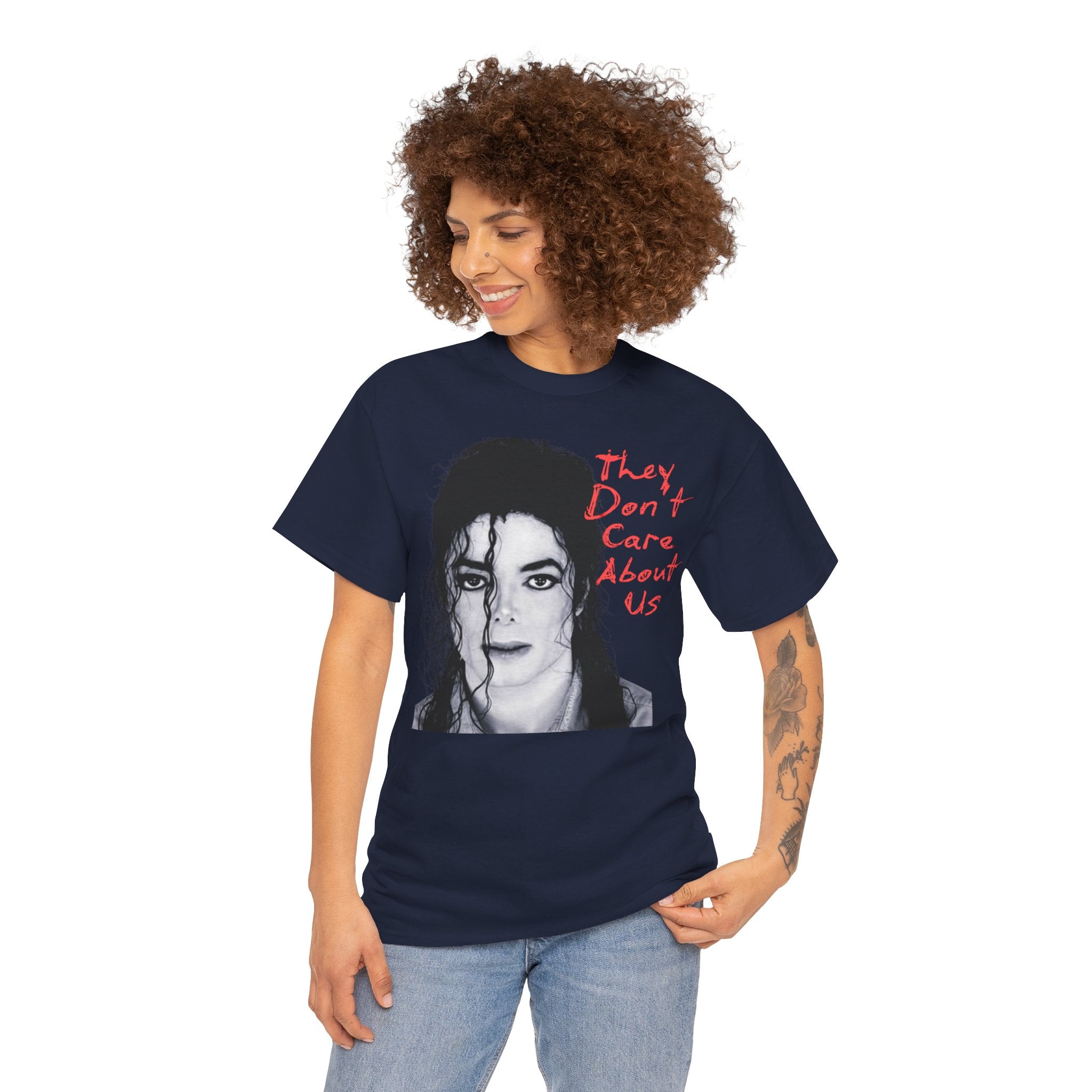 Michael Jackson Tee —  “They Don’t Care About Us”