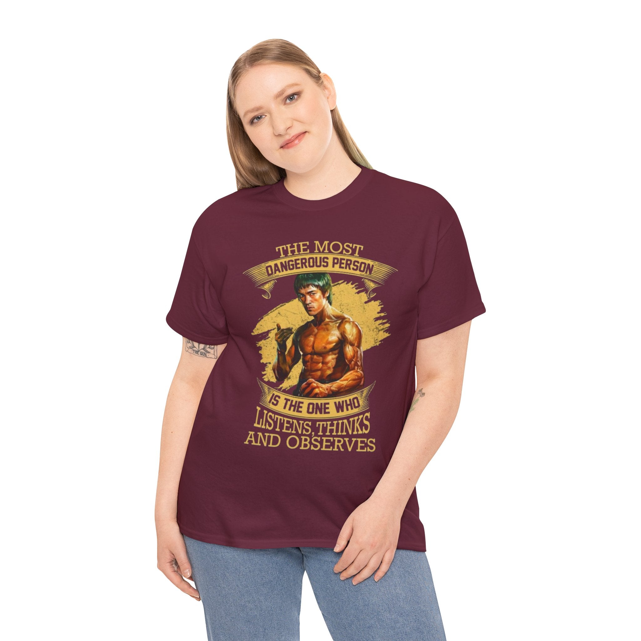 Bruce Lee Tee "Most Dangerous"