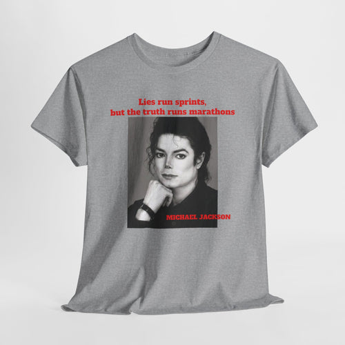 Beat It Leather Jacket Graphic Tee — Retro Rock Michael Jackson Band Shirt