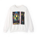 Michael Jackson Thriller Crewneck Sweatshirt — Retro Neon Dance Graphic