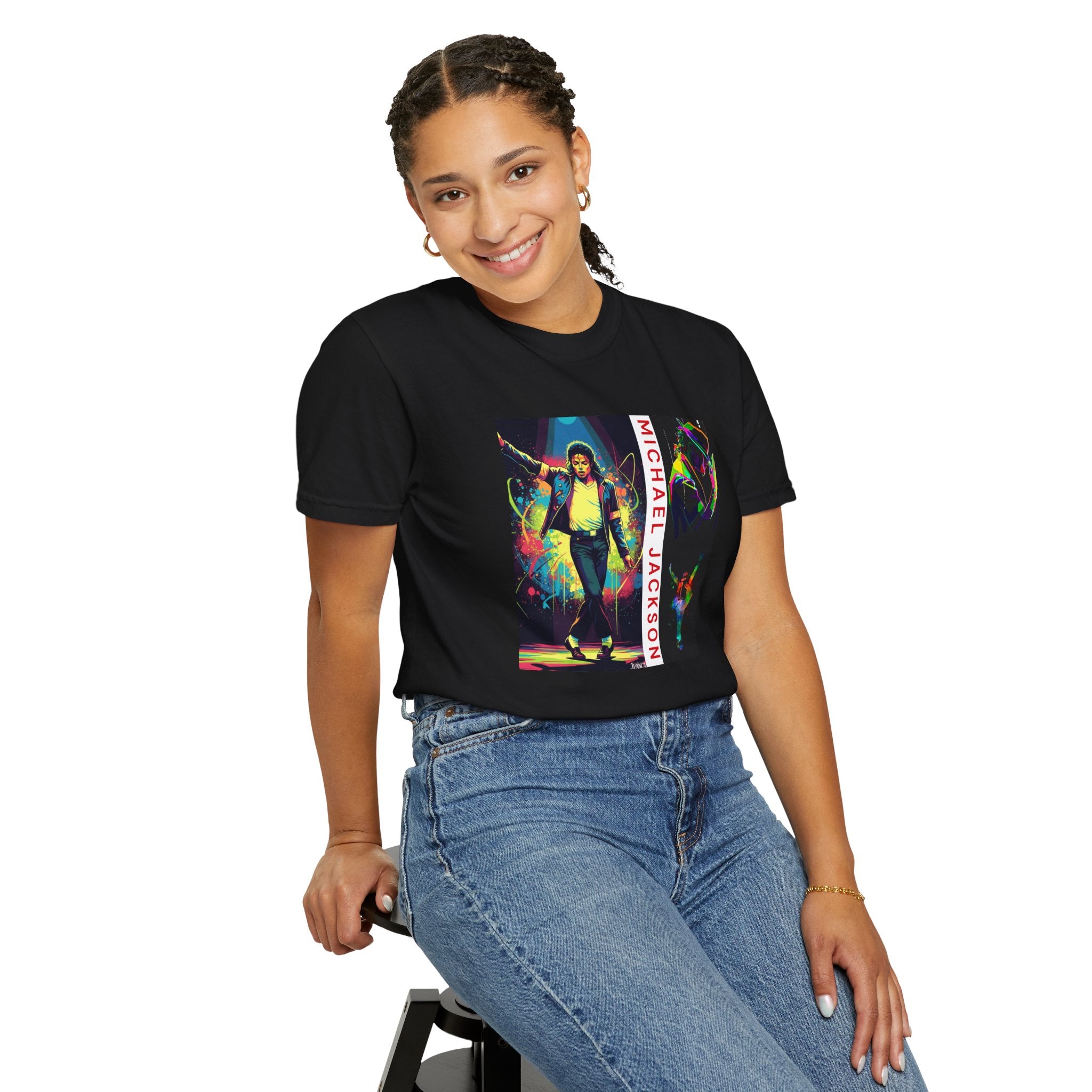 "MICHEL JACSION" T-Shirt —  Retro Neon Edition